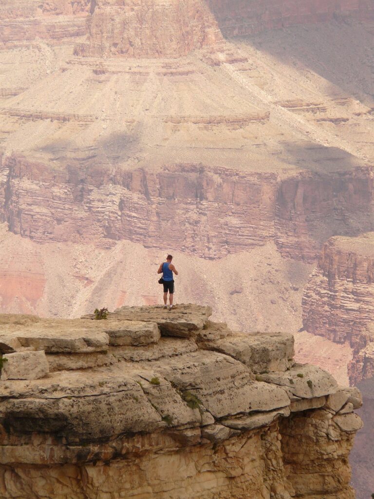 grand canyon, canyon, outlook, view, expanse, valley, sightseeing, human, person, grand canyon national park, national park, arizona, usa, grand canyon, grand canyon, grand canyon, grand canyon, grand canyon