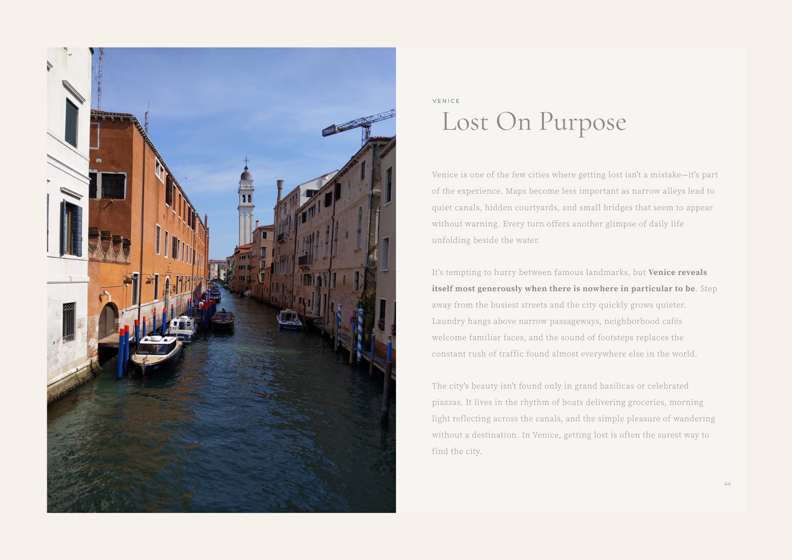 Venice spread from the Northern Italy Companion